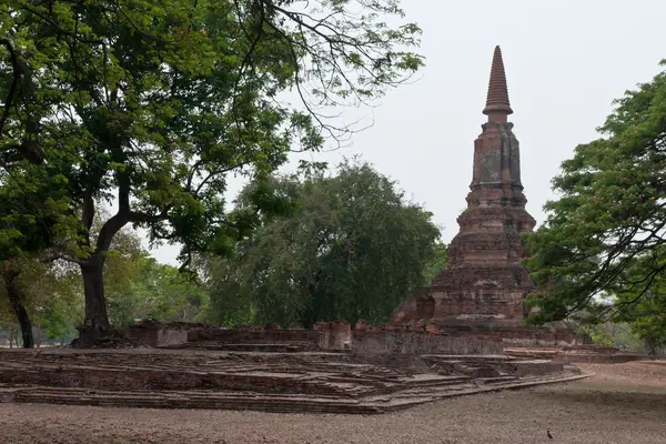 Unesco-Tempel von Ayutthaya — Stockfoto