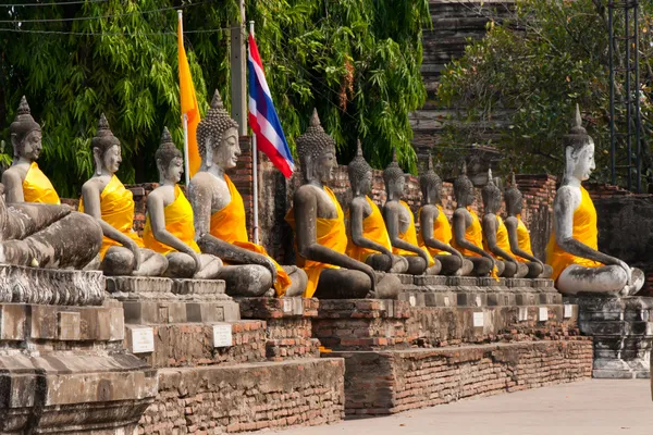 Ayutthaya templos da UNESCO — Fotografia de Stock