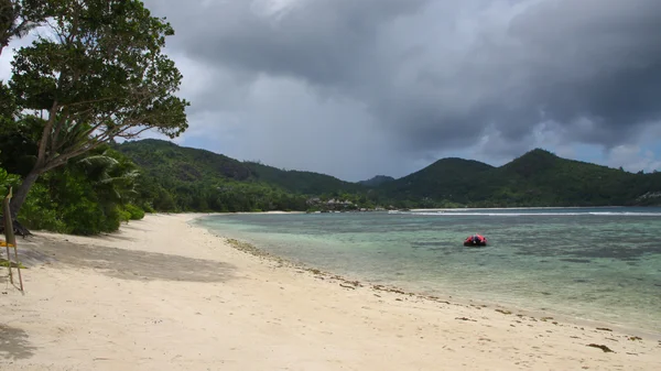 Seychellerna baie lazare — Stockfoto