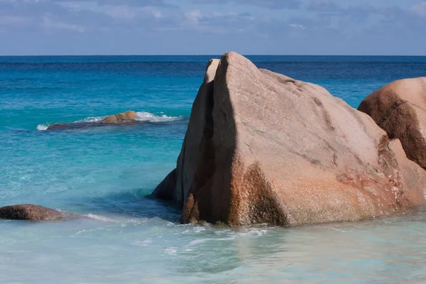 Famous Anse Lazio Beach on Praslin Seychelles — Stock Photo, Image