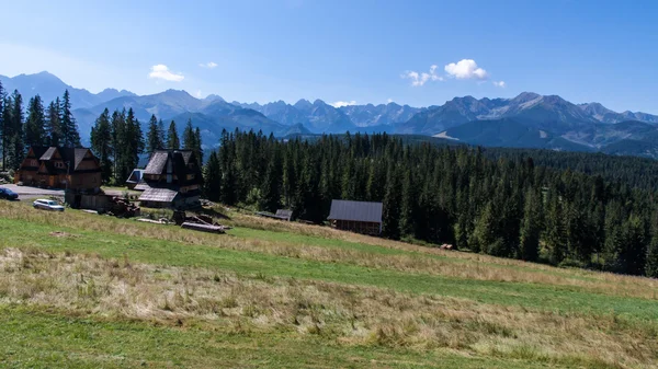 Tatra anzeigen Bukowina tatrzanska — Stockfoto