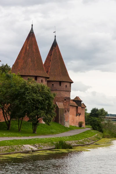 Křižácký hrad Malbork — Stock fotografie