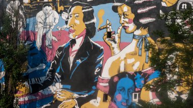 Varşova modern sokak sanatı