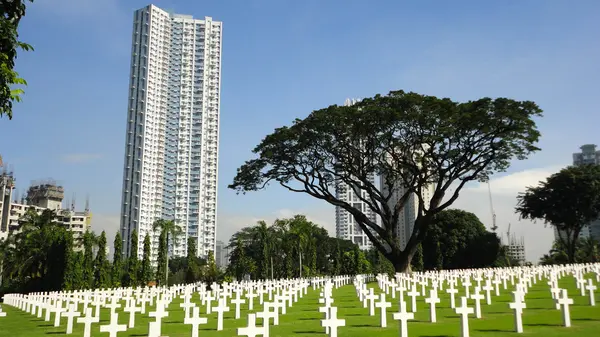 Manila památník nás hřbitov — Stock fotografie
