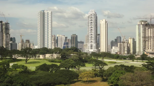 Manila Skyline Stockfoto