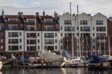 Polonya'daki Gdansk eski şehir