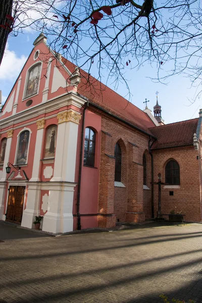 Вейхерово Старе місто в Польщі, в регіоні Померанія — стокове фото