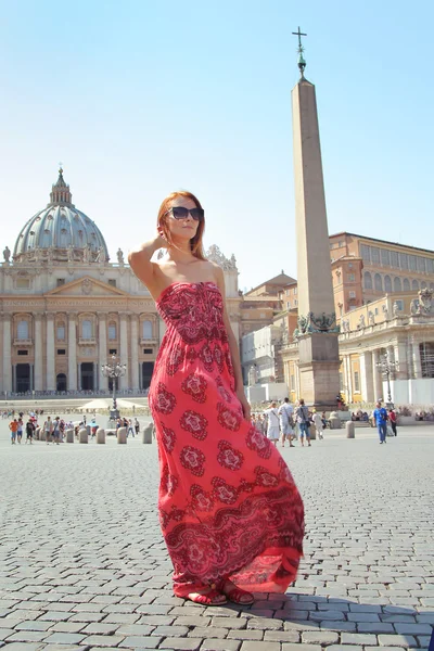 Female tourist — Stock Photo, Image