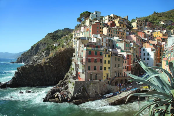 Colored Riomaggiore — Stock Photo, Image