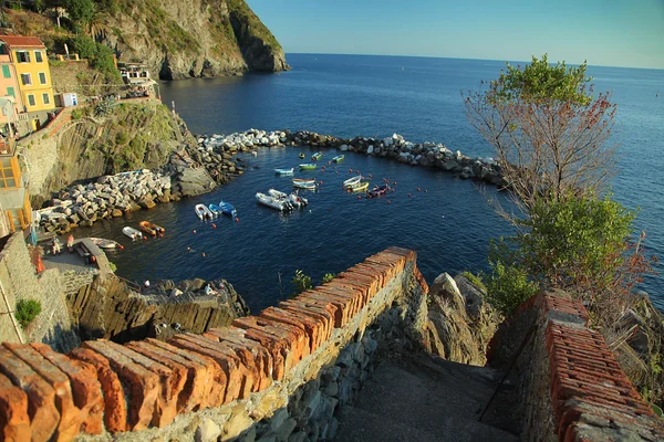 Baía em Riomaggiore — Fotografia de Stock