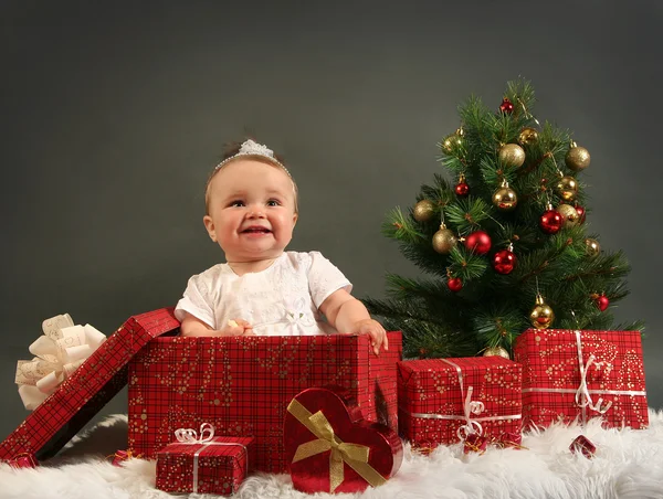 Bambino in inverno — Foto Stock