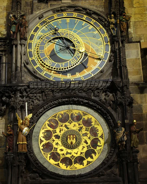 时钟在布拉格 — 图库照片