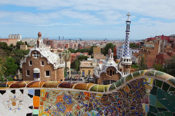 Słynny park Güell — Zdjęcie stockowe