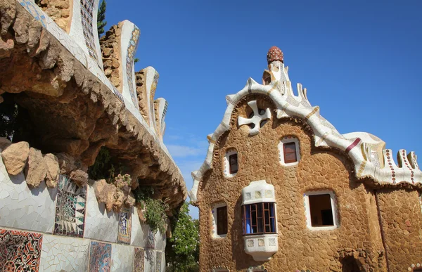 Slavný park guell — Stock fotografie