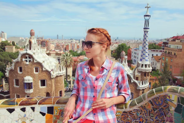 Famous Park Guell — Stock Photo, Image