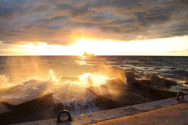 Ao pôr do sol — Fotografia de Stock