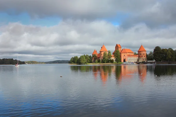 Замок Trakai — стокове фото