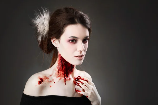 女性の吸血鬼 — ストック写真
