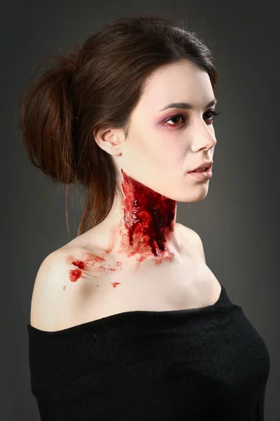 Portrait of a vampire — Stock Photo, Image