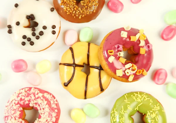 사탕과 도넛 — 스톡 사진