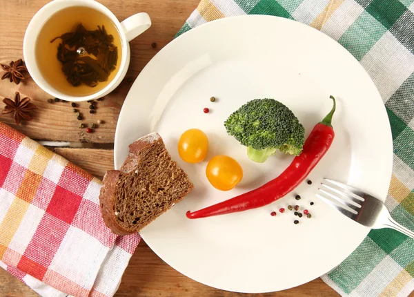 Traço vegetariano — Fotografia de Stock