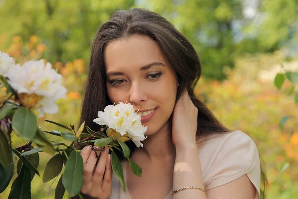 Flor blanca — Foto de Stock