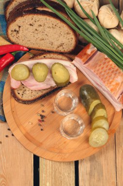 salatalık ve jambon