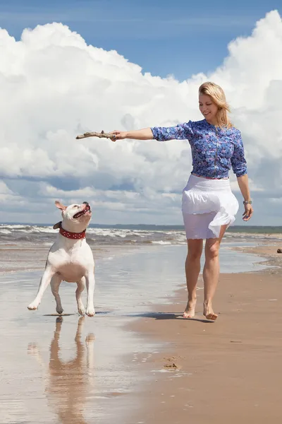 Niebieski plaża — Zdjęcie stockowe