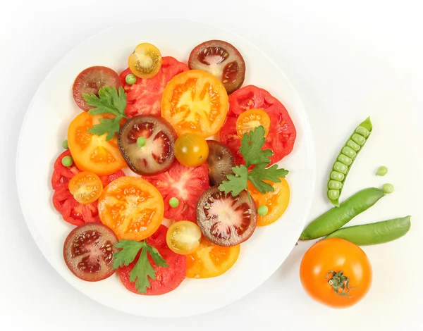 Pea and tomato — Stock Photo, Image