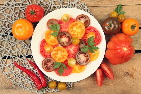 Tomaten oogst — Stockfoto