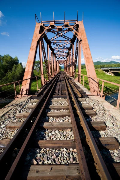 Vecchio ponte ferroviario — Foto Stock