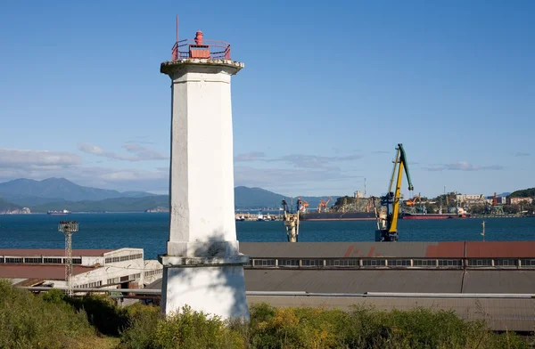 Marina navigations utbud sign tower — Stockfoto