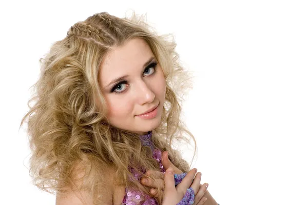 Young girl with blond — Stock Photo, Image