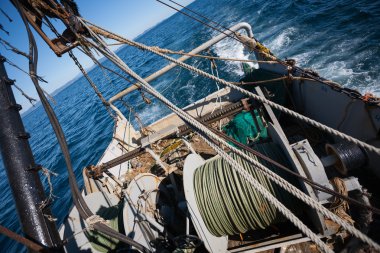 Balıkçılık Tekne balık balıkçılık alanında yakalar.