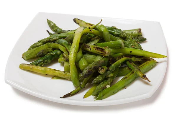 Fried asparagus — Stock Photo, Image