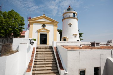 Guia fener, kale ve Macau Şapel