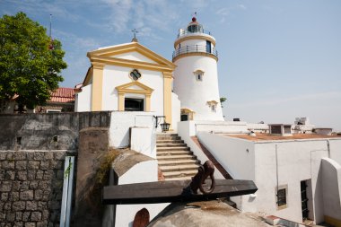 Guia fener, kale ve Macau Şapel