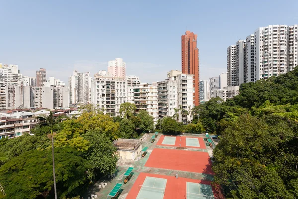 View of the residential neighborhoods Macau. — Stock Photo, Image