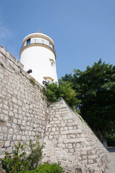 Faro, Fortaleza y Capilla de Guia en Macao — Foto de Stock