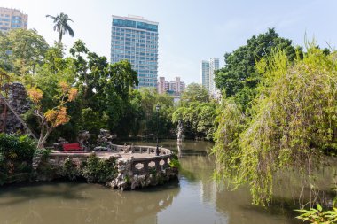 Şehir park su birikintisi Macau ile