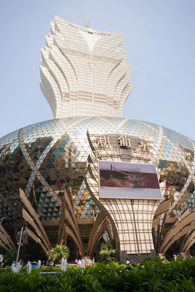 Казино Grand Lisboa в Макао — стоковое фото