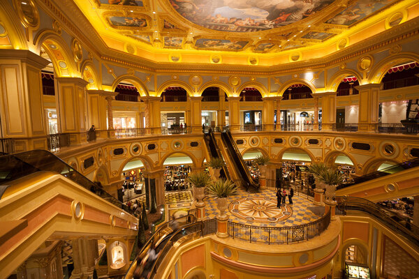 Grand entertainment complex The Venetian in Macao.