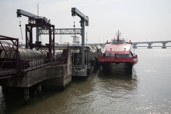 Pier deniz terminal macau adlı feribot — Stok fotoğraf