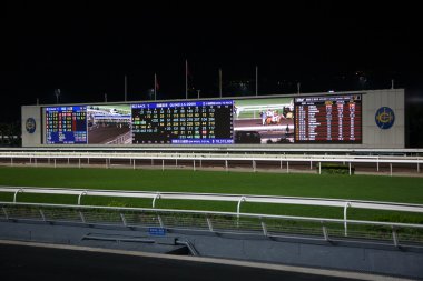 Diamond Vision televizyon ekran?? Sha Tin Racecourse