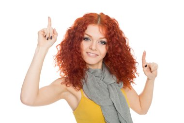 kızın parmak işaret