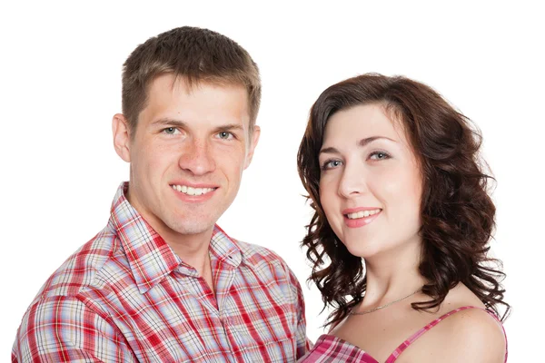 Smiling young couple — Stock Photo, Image