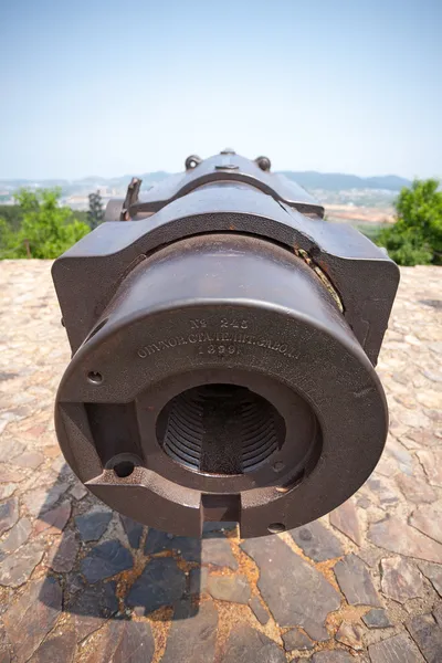 Old Russian cannon Russian fortress — Stock Photo, Image