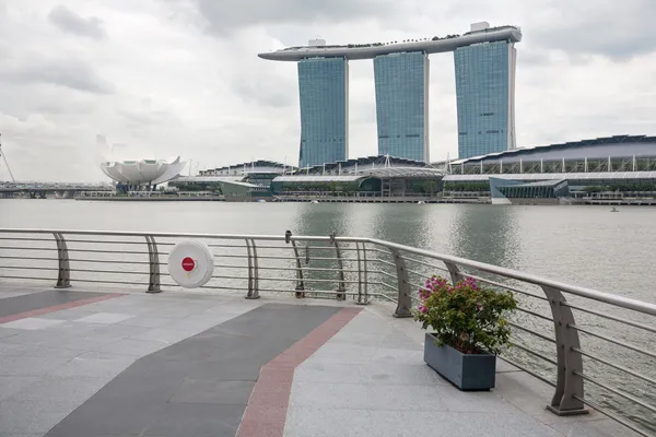 Singapur 'daki Marina Körfezi Kumları — Stok fotoğraf