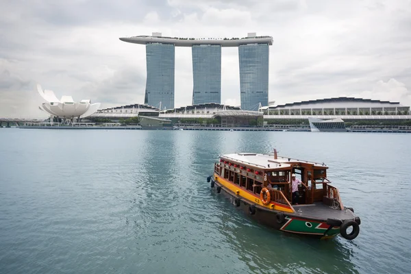 Marina Bay Sands в Сингапуре — стоковое фото