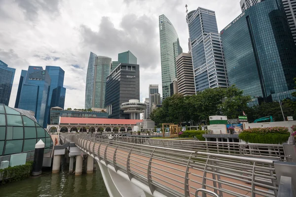 Marina bay, Singapur mesire — Stok fotoğraf